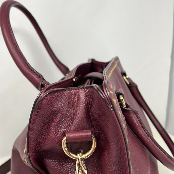 MICHAEL Michael Kors Gold Stud Large Double Handle Shoulder Tote Bag - Picture 9 of 14